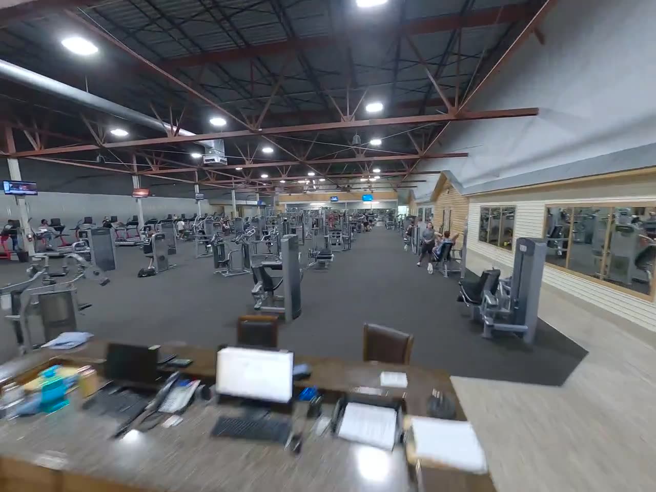 Fitness facility FPV