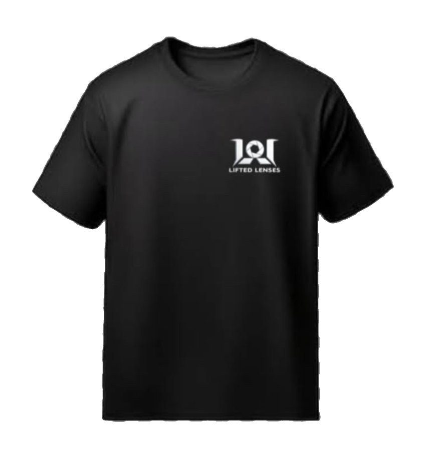 Lifted Lenses tee — front